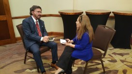 Dr. Armando Alducin & Cecilia Yépez, durante la entrevista